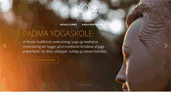Desktop Screenshot of padmayoga.dk