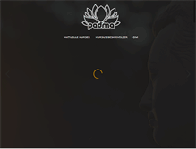 Tablet Screenshot of padmayoga.dk
